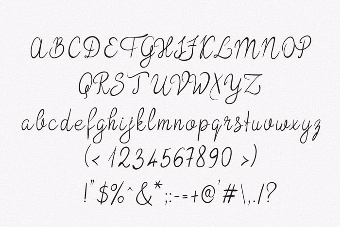 Bokretan Font poster