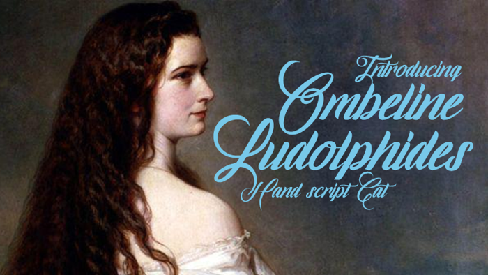 Ombeline Ludolphides Font poster