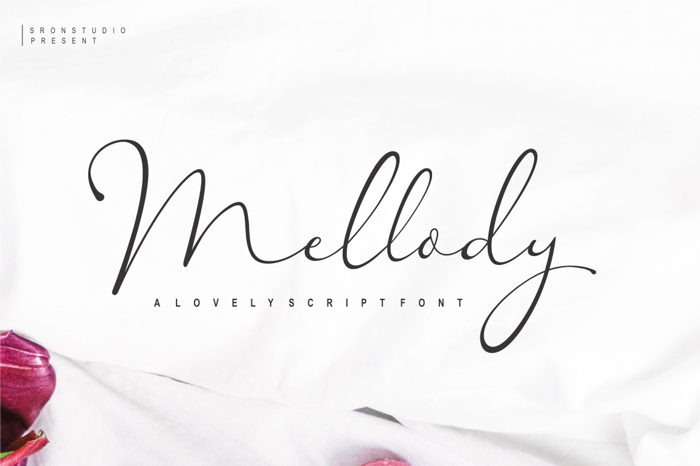 Mellody Font poster