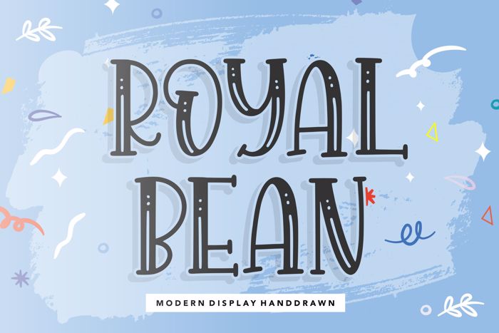 Royalbean Font poster