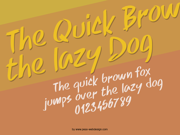 PWSkriptt Font poster
