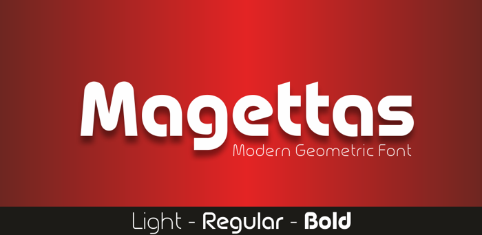 Magettas DEMO Font poster