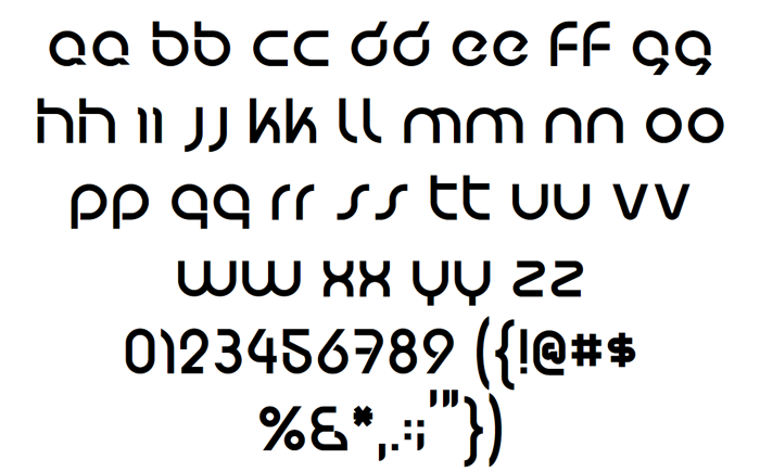 Predatron Font poster