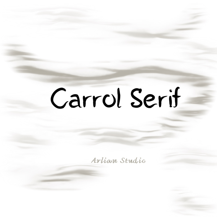 Carrol Serif Font poster
