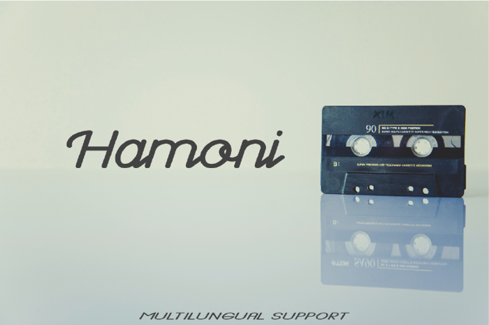 Hamoni Font poster
