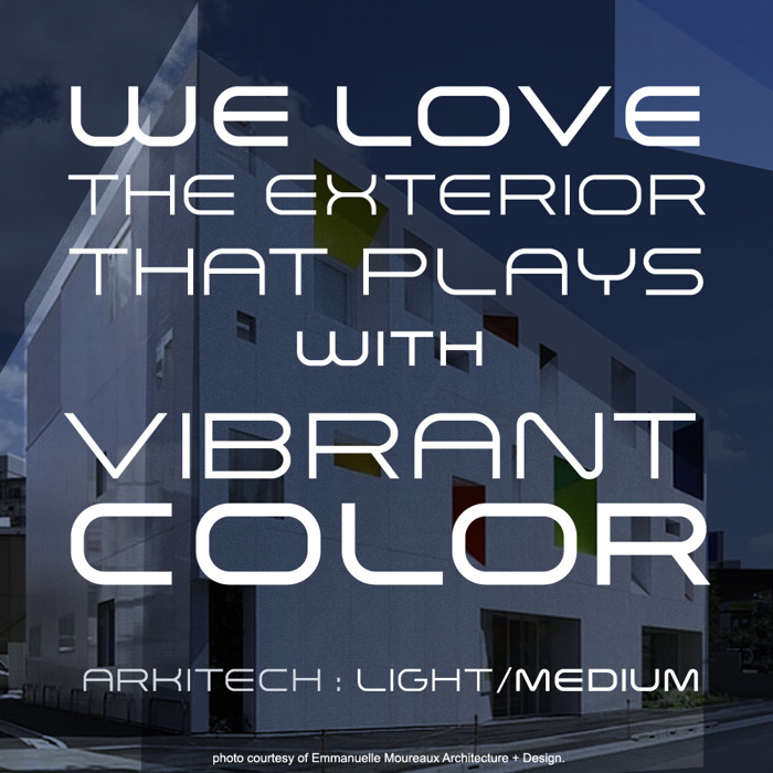 Arkitech Medium Font poster