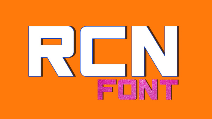 RCN Font poster