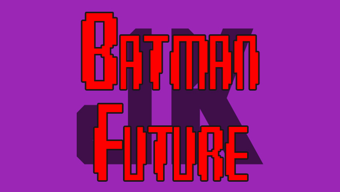 Batman Future Font poster