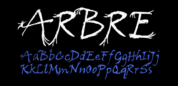 Arbre Font poster