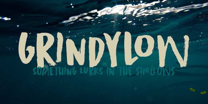 Grindylow Font poster