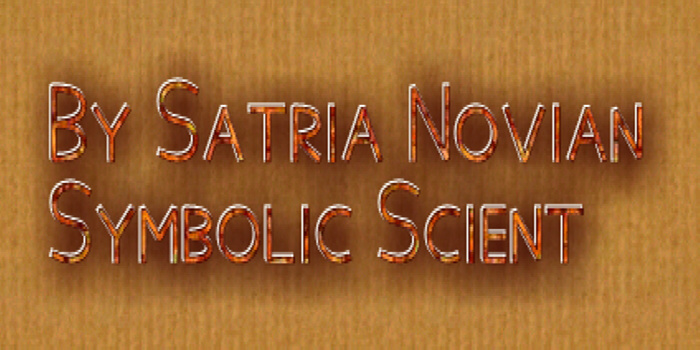 Symbolic Scient Font poster