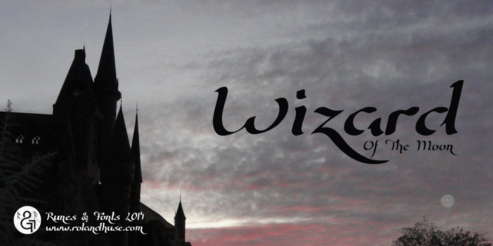Wizard Of The Moon Font poster
