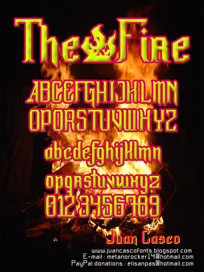 The·Fire Font poster