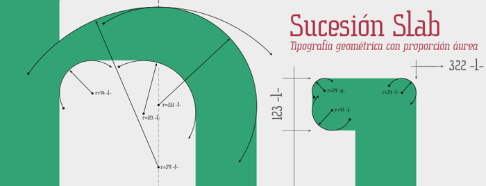 Sucesion Slab Font poster