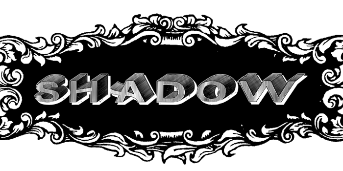 DasRiese Shadow Font poster