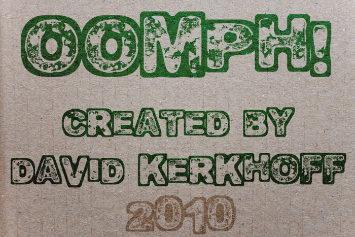 Oomph Font poster
