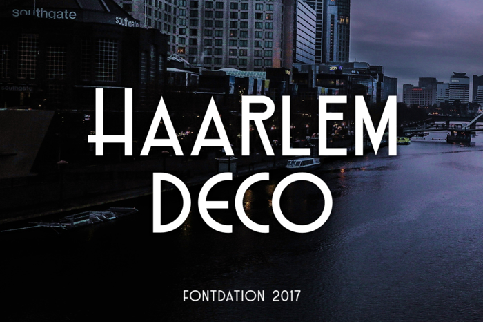 Haarlem Deco Demo Font poster