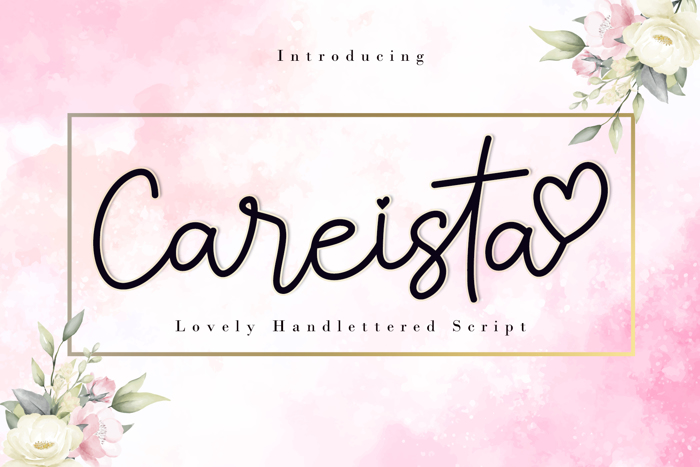 Careista Font poster