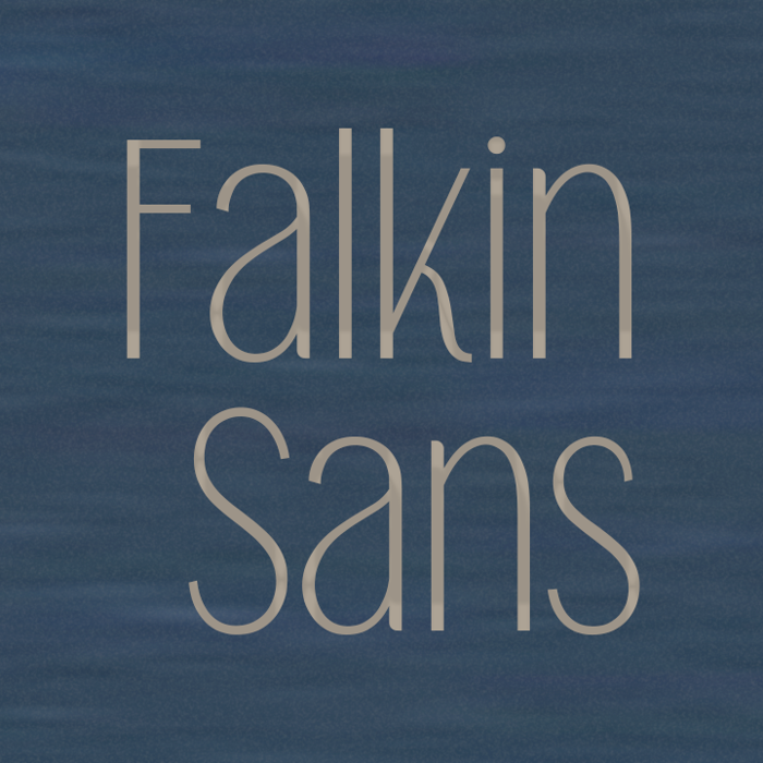 Falkin Sans Font poster