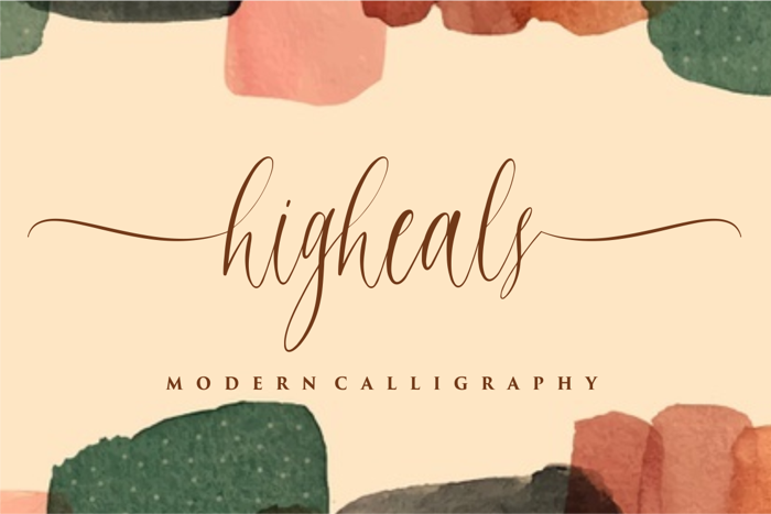higheals Font poster