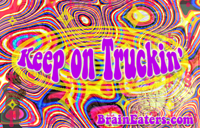 Keep on Truckin' FW Font poster