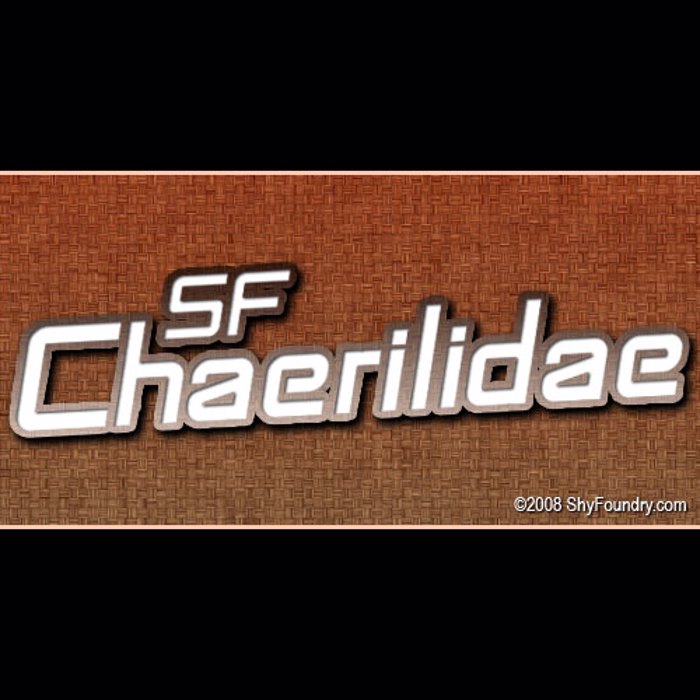 SF Chaerilidae Font poster