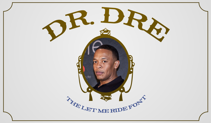 Let Me Ride Font poster