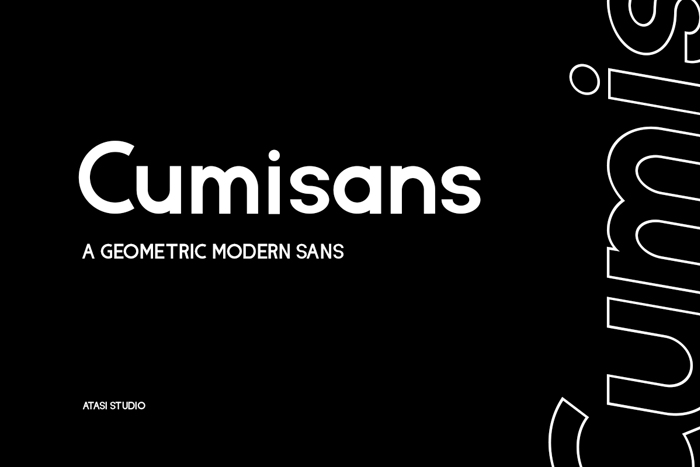 Cumisans Font poster