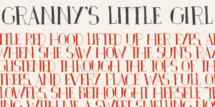 DK Pinkus Font poster