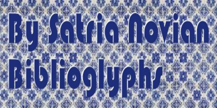 Biblioglyphs Font poster