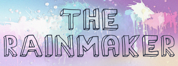 The Rainmaker Font poster