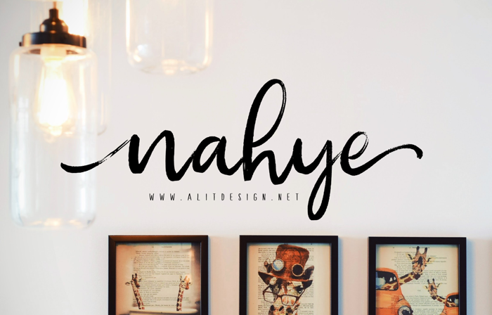 nahye Font poster