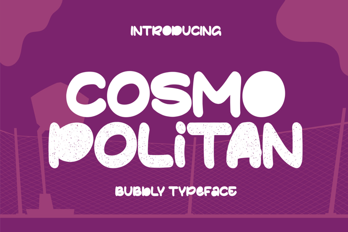 Cosmopolitan Font poster