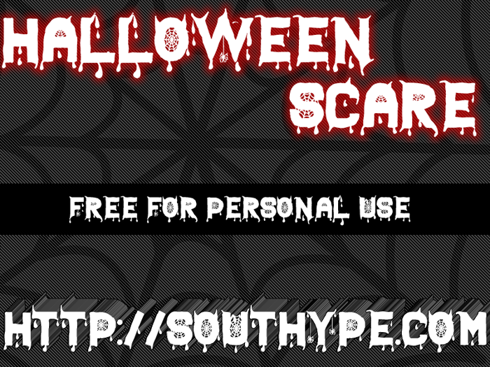 Halloween Scare St Font poster