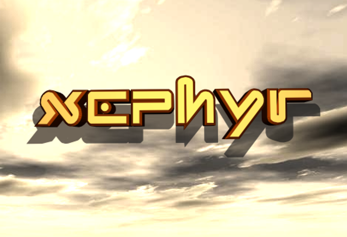 Xephyr Font poster