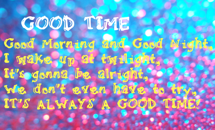 GoodTime Font poster