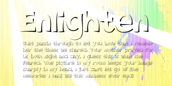 Enlighten poster