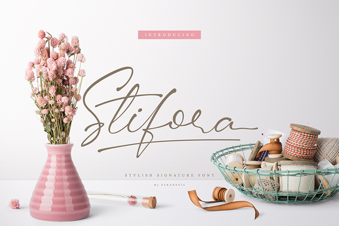 Stifora Font poster