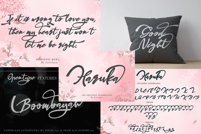Haruka Font poster