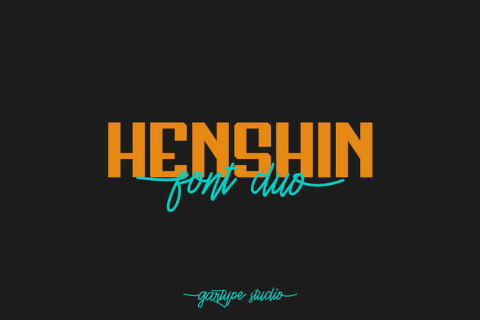 Henshin Sans Font poster