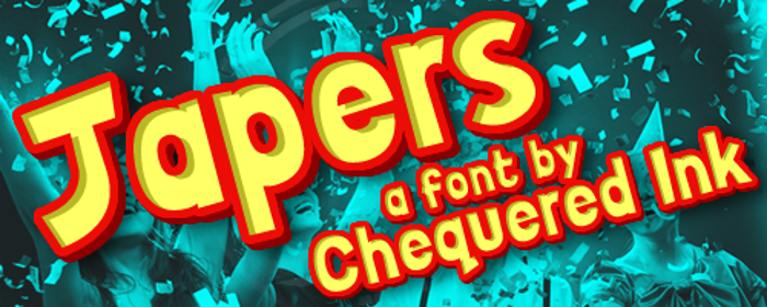Japers Font poster