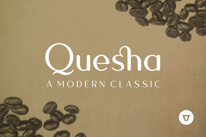 Quesha Font poster