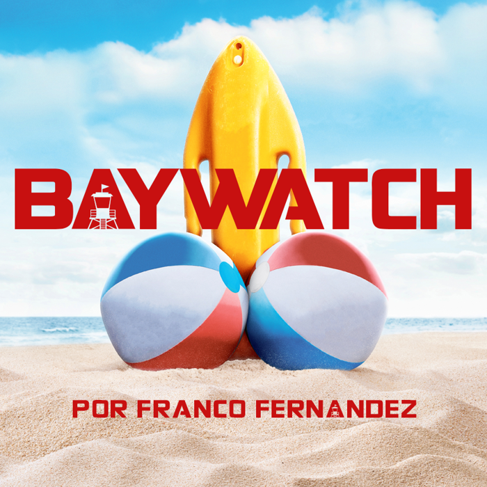 Baywatch Font poster
