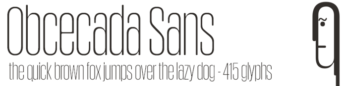 Obcecada Sans Font poster