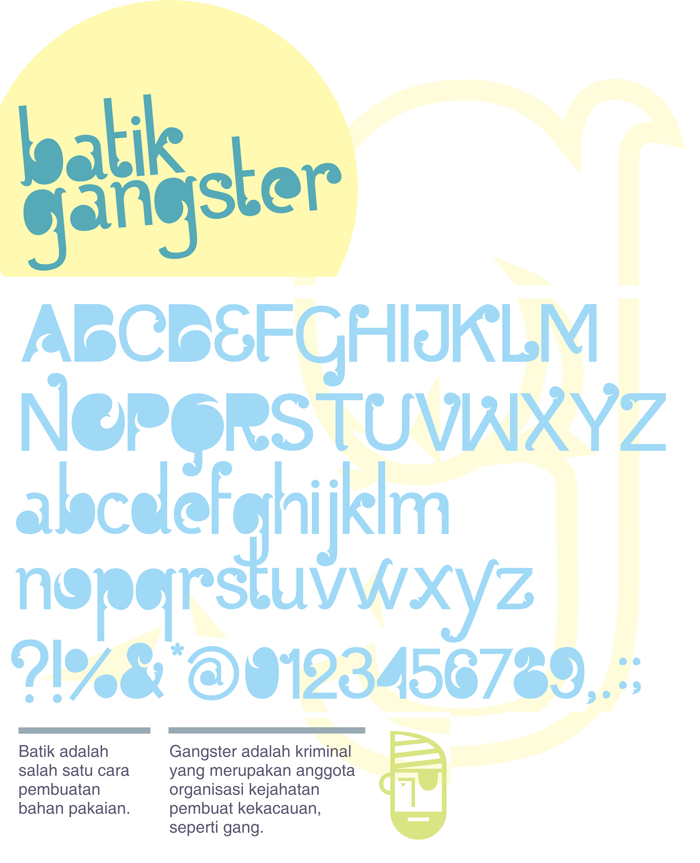 Batik Gangster poster