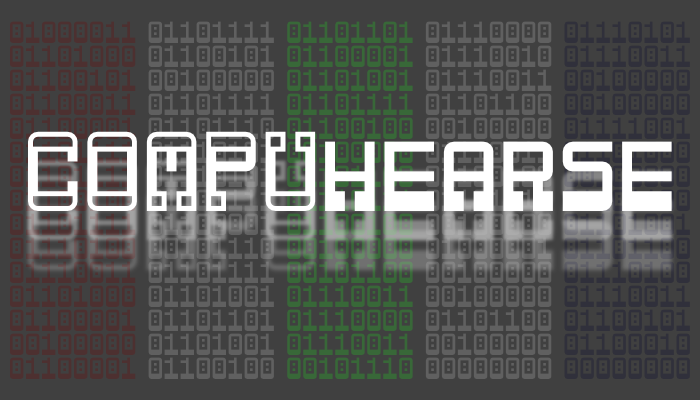 Compuhearse Font poster