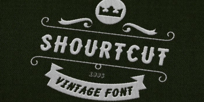 Shourtcut Font poster