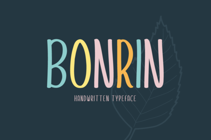 Bonrin Font poster