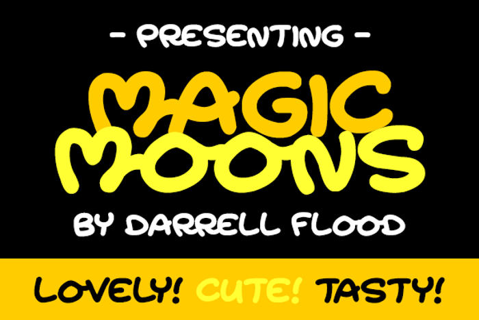 Magic Moonshine Font poster