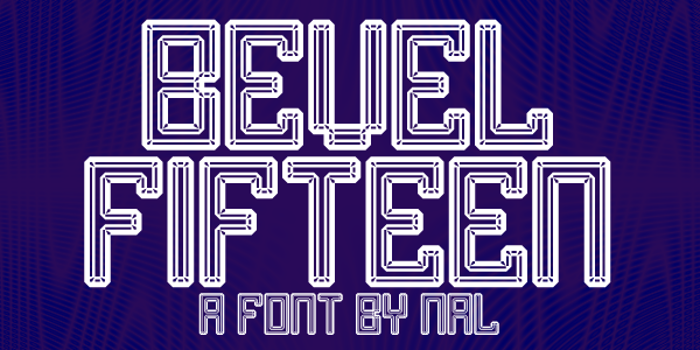 Bevel Fifteen Font